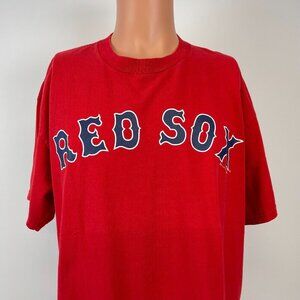 Vintage Y2K Boston Red Sox T Shirt Mens Size XL Dynasty MLB Baseball